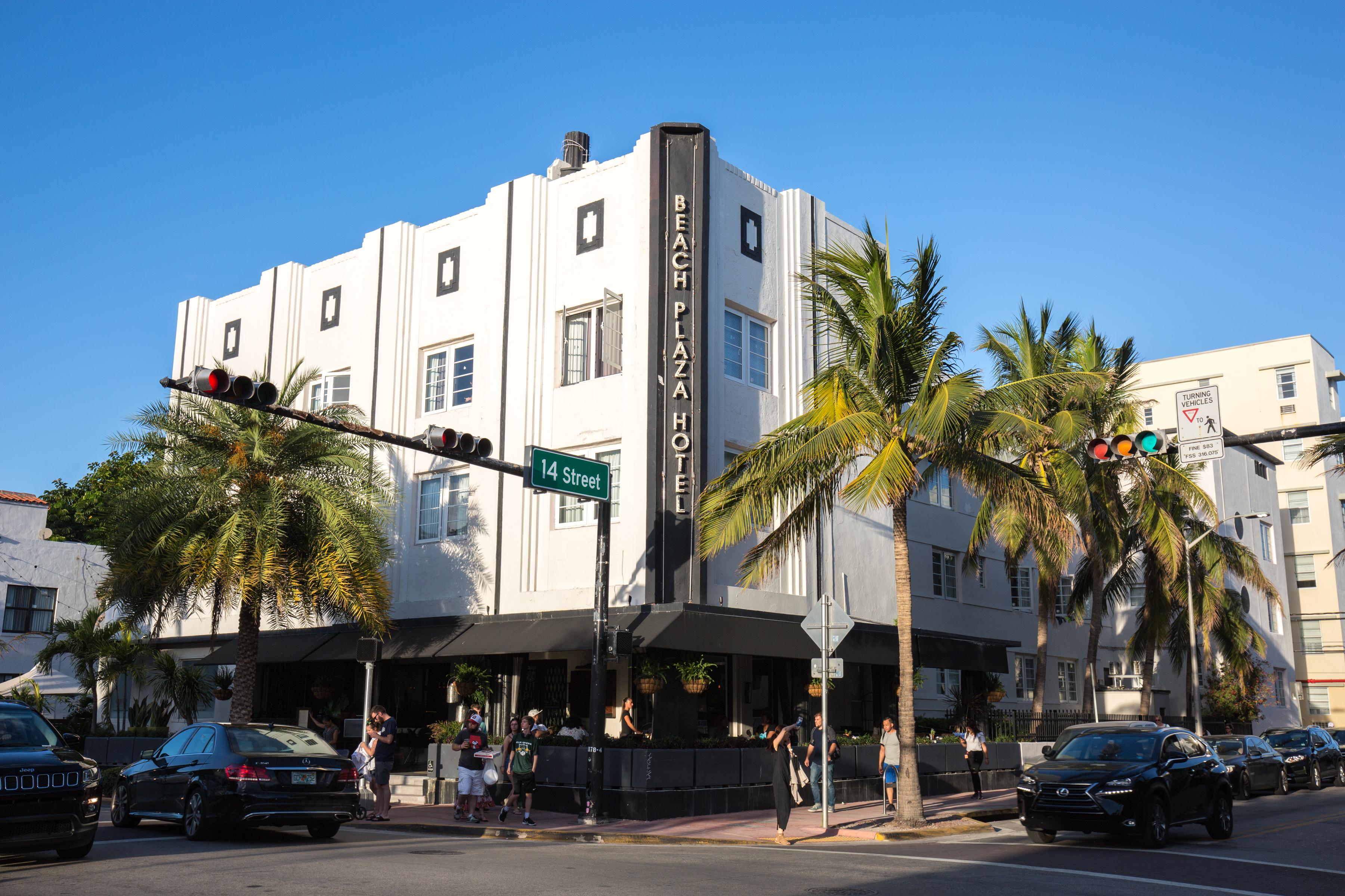 South Beach Plaza Hotel Маями Бийч Екстериор снимка